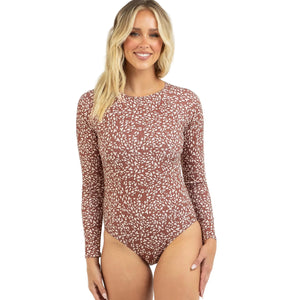 RUSTIC BROWN ANIMALIA DOTS