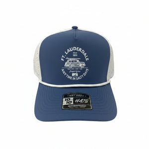 DEEP BLUE / WHITE